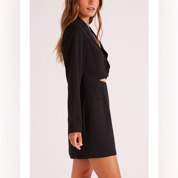 MINKPINK nwt ALLIE BLAZER DRESS - med ($170) - Picture 3 of 8